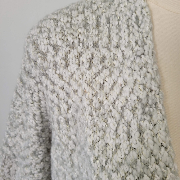 For Thee lurex ombre open front cardigan size large - Picture 2 of 8